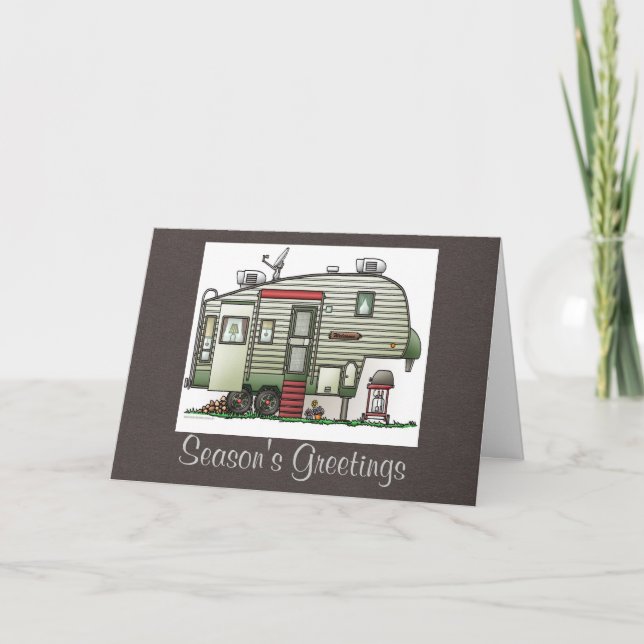 High Tech 5th Wheel Holiday Card (Front)