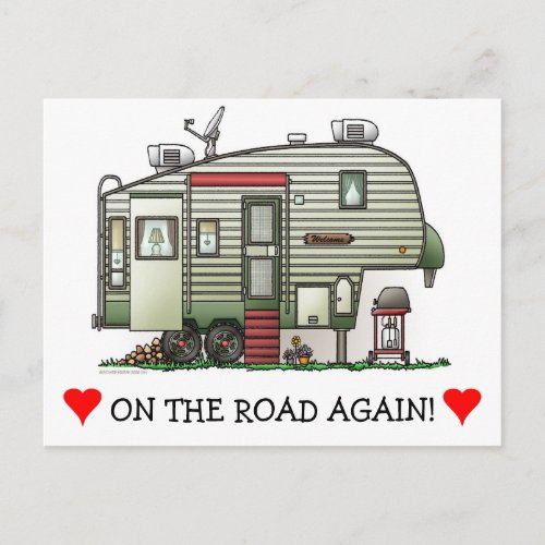 High Tech 5th Wheel Postcard