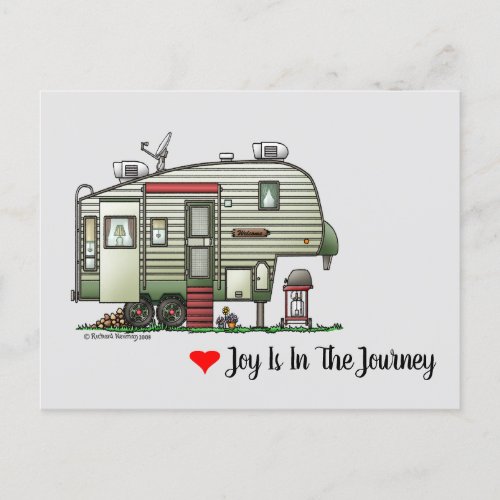 High Tech 5th Wheel Postcard