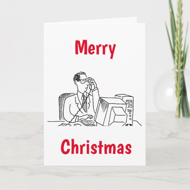 ****HIGH TECH**** CHRISTMAS WISHES CARD (Front)