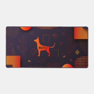 High Tech Customizable Dog Desk Mat