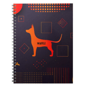 High Tech Customizable Dog Notebook