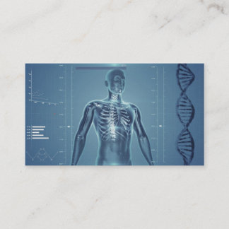 High Tech Health- Blue No.1 Business Card