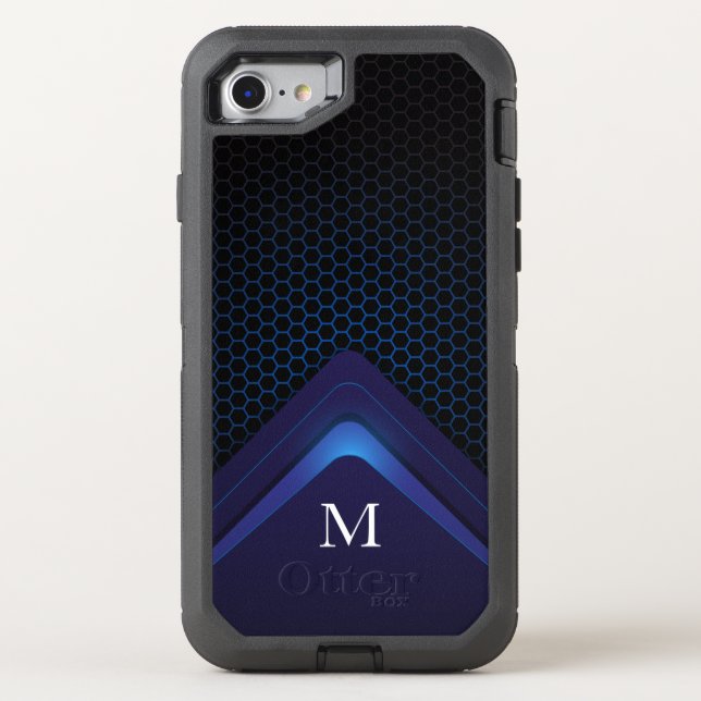 High Tech Hexagon Mesh Otterbox iPhone Case (Back)