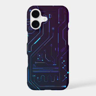 High tech technology wallpaper circuit board engin iPhone 17 case