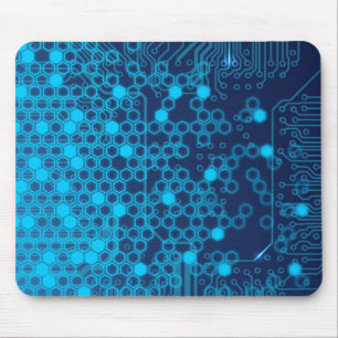 High tech technology wallpaper circuit board engin mouse pad
