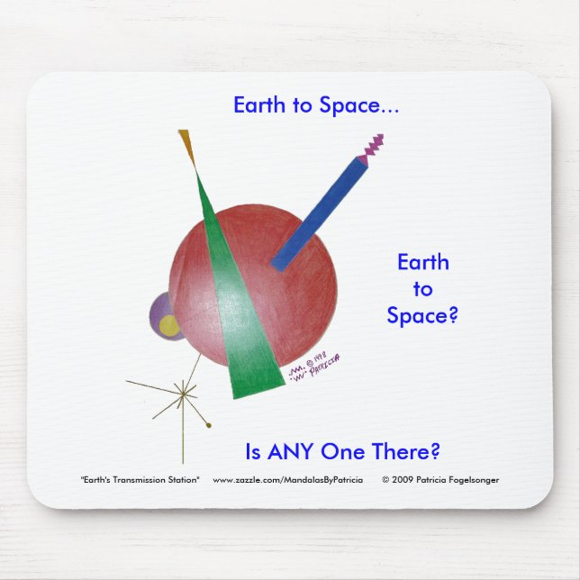 "High Tech Telephone to God" Mousepad (Front)