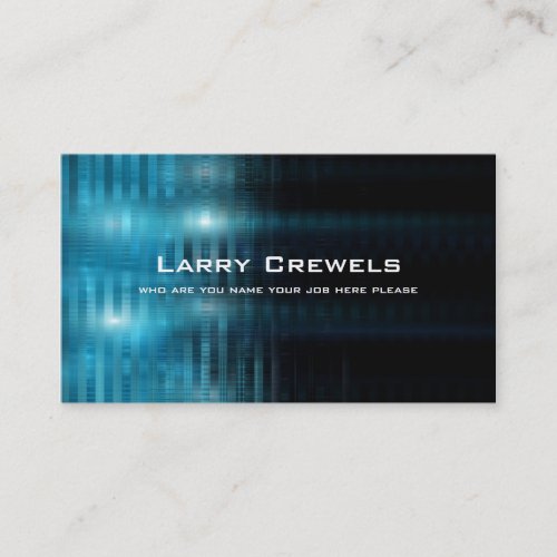 high technology business card