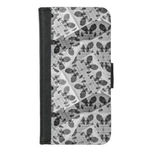 High Technology Math Science Design iPhone 8/7 Wallet Case