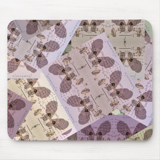 High Technology Math Science Design Mouse Pad (Front)