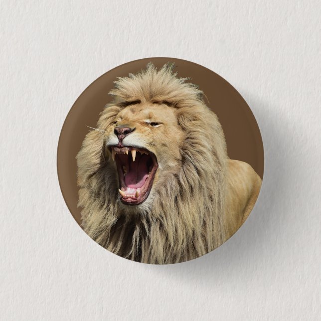 High Tension Lion Button (Front)