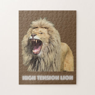 High Tension Lion Jigsaw Puzzle