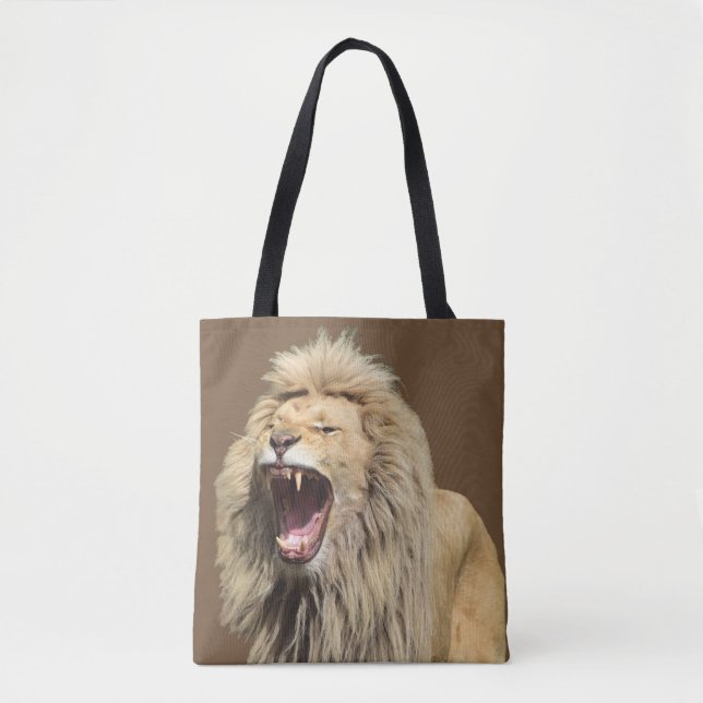 High Tension Lion Tote Bag (Front)