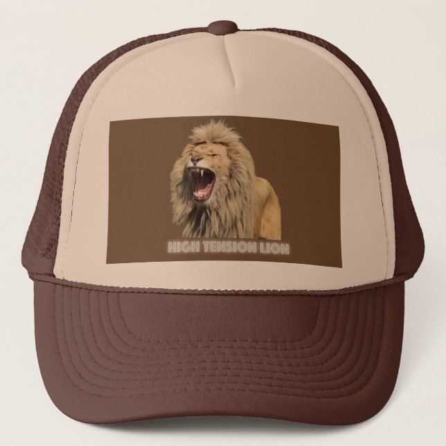 High Tension Lion Trucker Hat (Front)