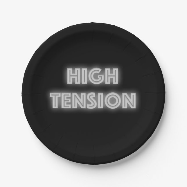 High Tension Paper Plates (Front)
