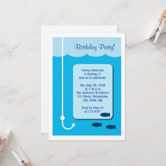 High Tide Fishing Invitation