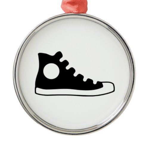 High Top Sneaker Metal Ornament