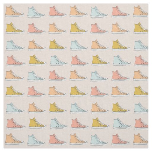 High-top sneakers shoes design fabric