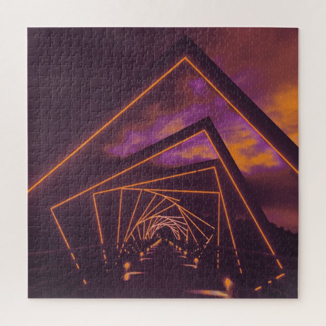 high trestle trail bridge jigsaw puzzle (Vertical)