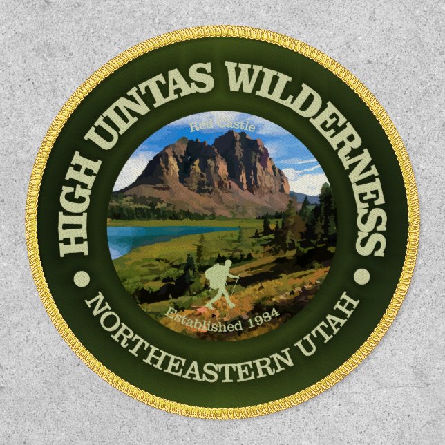 High Uintas Wilderness  Patch (Front)