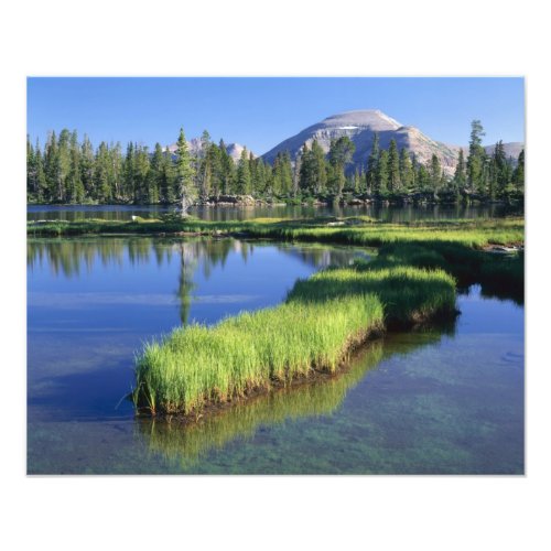 HIGH UINTAS WILDERNESS UT US penisula Photo Print