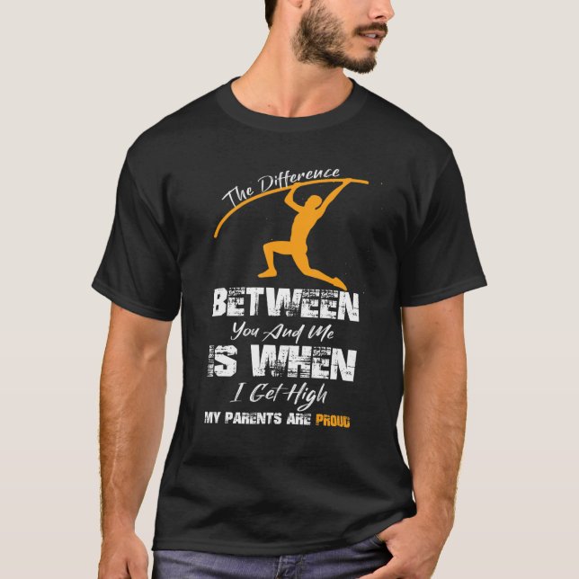 High Vaultage  Pole Vault T-Shirt (Front)