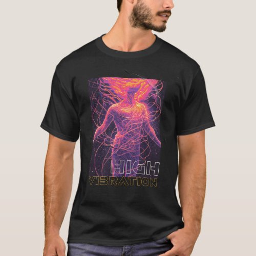 High vibration manifest spiritual design T_Shirt