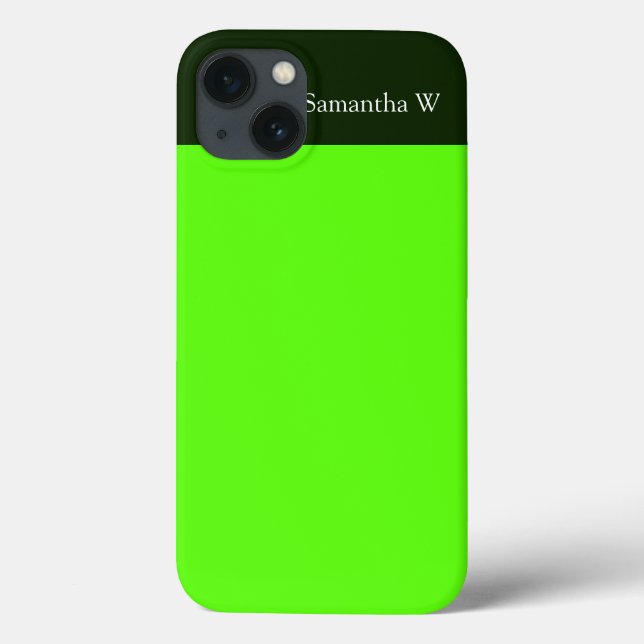 High Visibility Neon Green Case-Mate iPhone Case (Back)