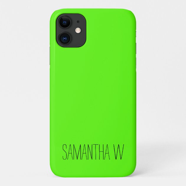 High Visibility Neon Green Case-Mate iPhone Case | Zazzle