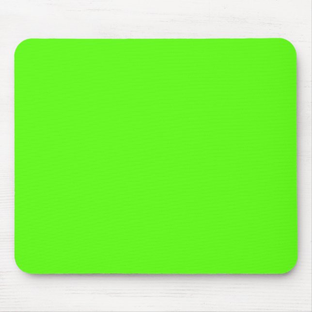 High Visibility Neon Green Mouse Pad (Front)