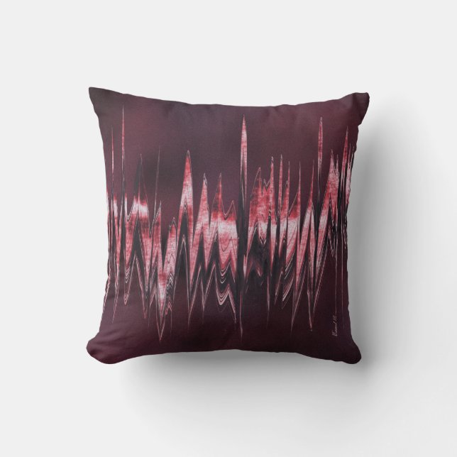 High Voltage Arc Throw Pillow (Front)