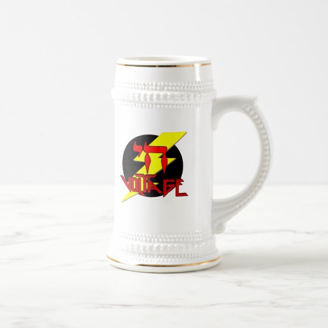 HIGH VOLTAGE BEER STEIN (Right)