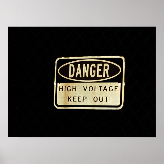 High Voltage Poster (Front)