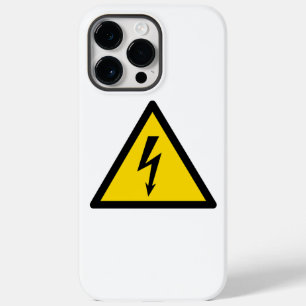 high voltage sign electric symbol caution danger p Case-Mate iPhone 14 pro max case