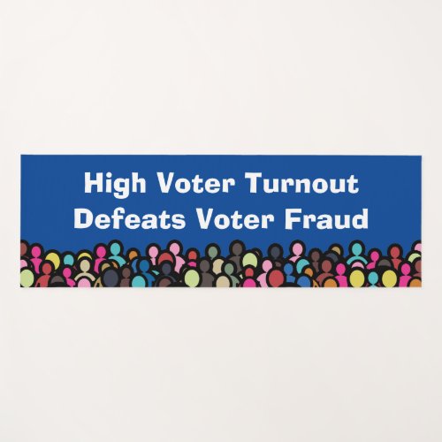 High Voter Turnout Defeats Voter Fraud in 2024 Yoga Mat