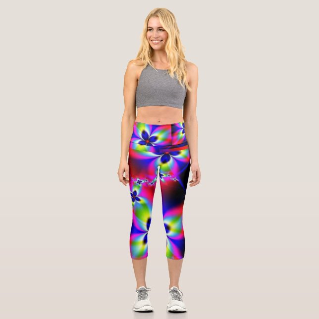 High waisted capri leggings (Front)
