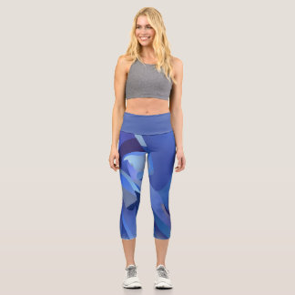 High waisted capri leggings