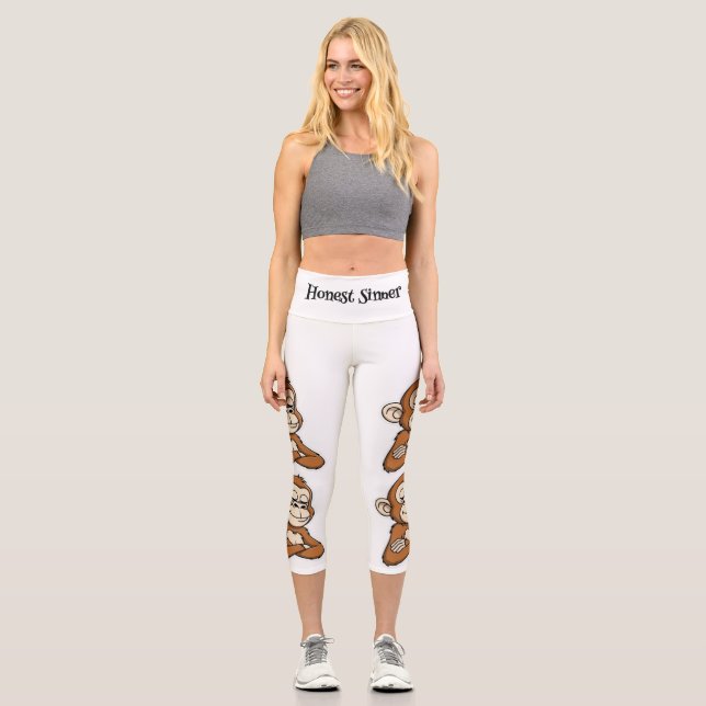 High Waisted Capris (Front)