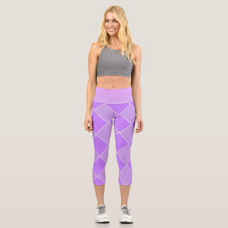 High waisted capris