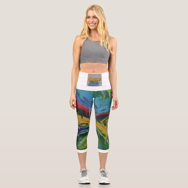 High Waisted Capris (Front)