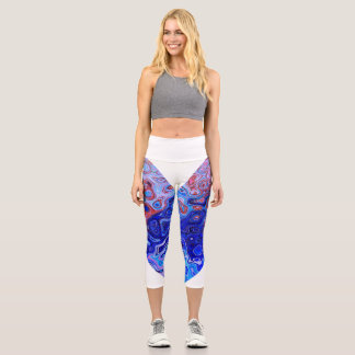 high waisted capris Leggings