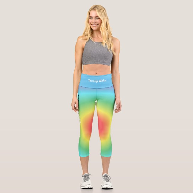 High Waisted Capris | Shakti | Yoga Pants (Front)