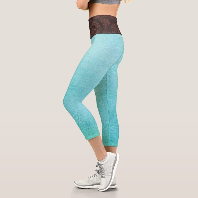 High Waisted Capris | Zazzle_Growshop. (Left)