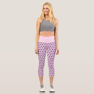 High-Waisted Geometric Capris – Stylish Design