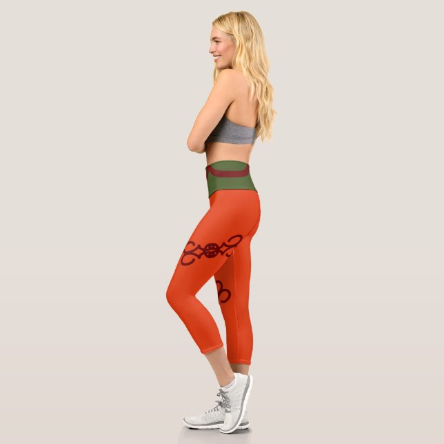 High Waisted Yoga Capris (Left)