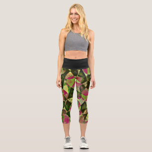 High Waisted Yoga Capris, XS (0-2) Capri Leggings