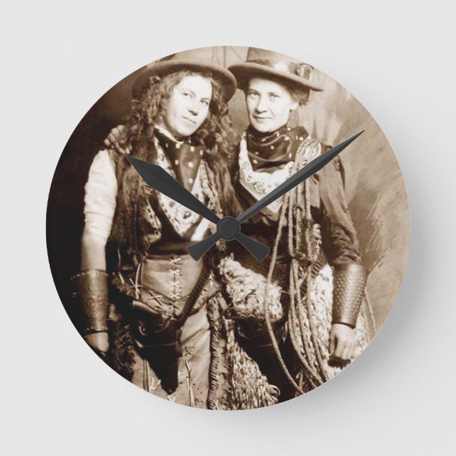 HIgh Western Fashion Round Clock (Front)