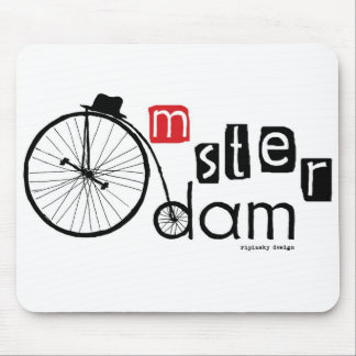 High Wheel Amsterdam Mouse Pad