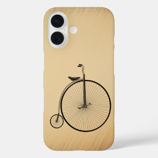 High-Wheel Antique Bicycle Rustic iPhone 16 Case