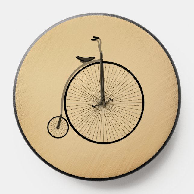 High-Wheel Antique Bicycle Rustic PopSocket (Popsocket)